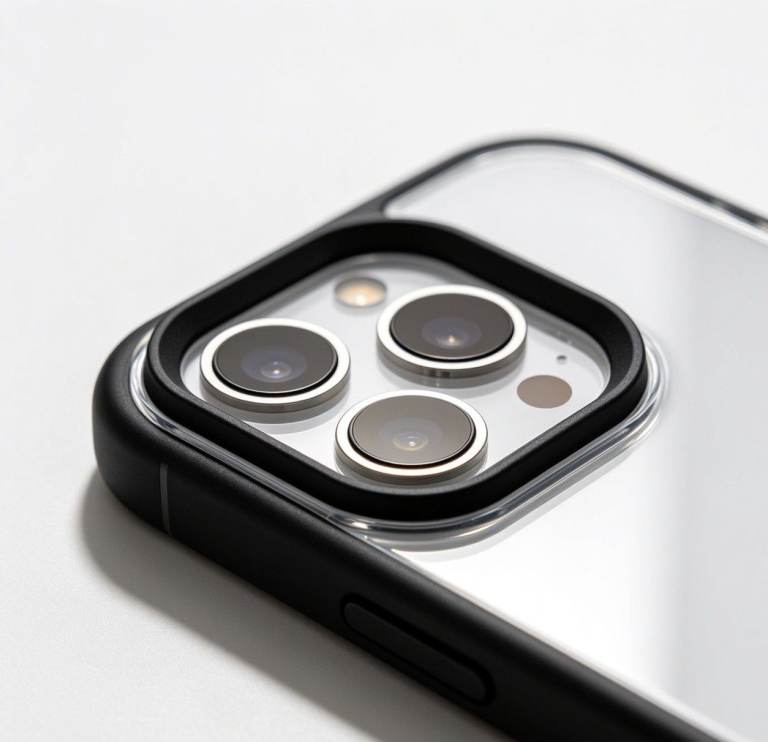 iPhone 17 Pro Max MagSafe Clear Shockproof Slim Case Black Bumper — NEW