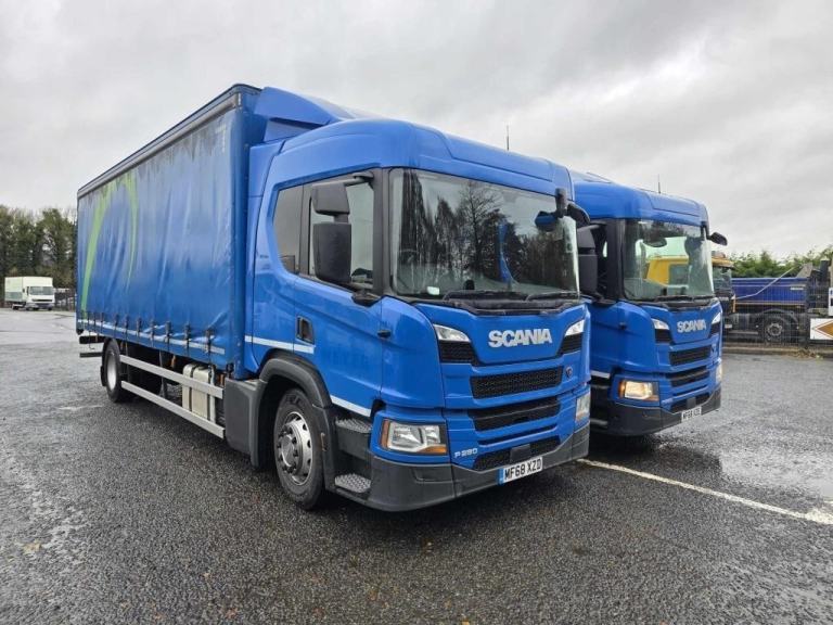 2018 (68) Scania P280 Hi Line Sleeper Cab with 25ft Curtainsider Body