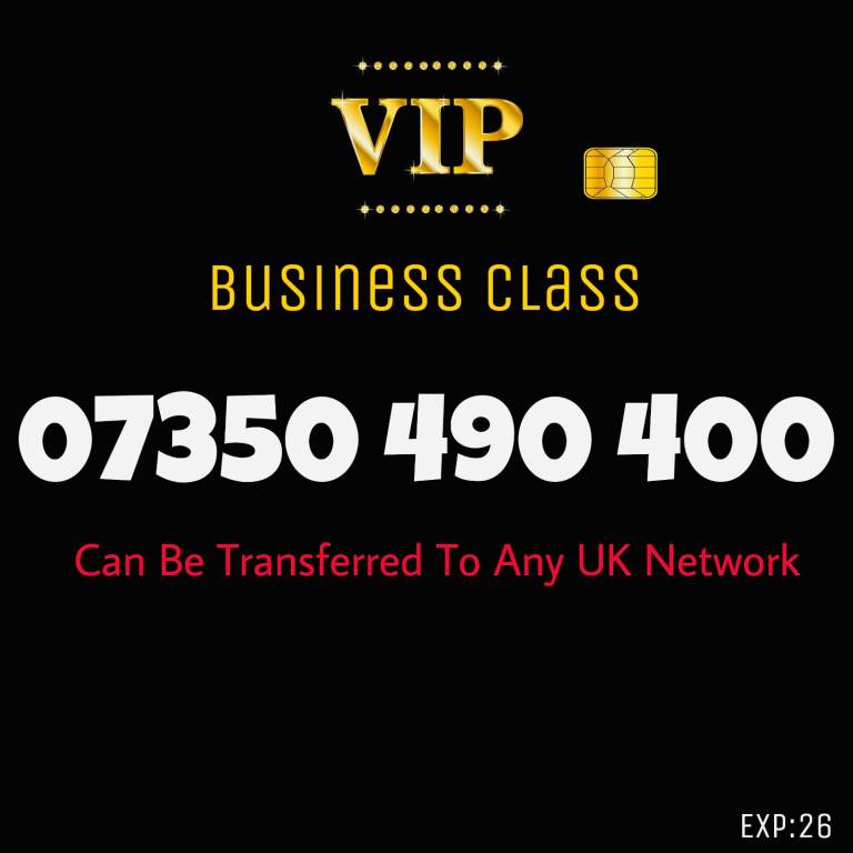 VIP PLATINUM DIGITS GOLD MOBILE NUMBER