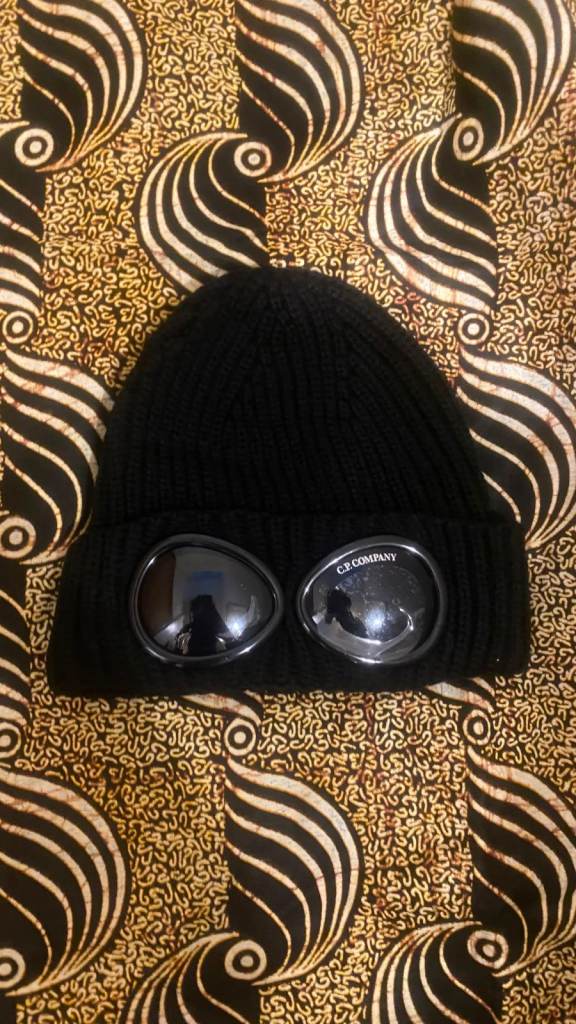 CP Company Black Beanie