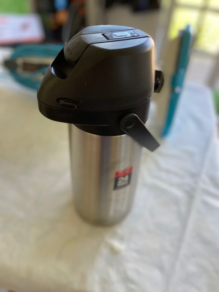 Melitta Airpot Dispenser – Stainless Steel Thermal Jug, Good Condition