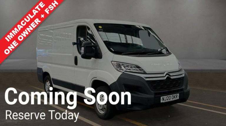 2020 20 CITROEN RELAY 2.2 BLUEHDI 33 X NO VAT VAN L1 H1 EURO 6 (S/S) (120 PS) DI