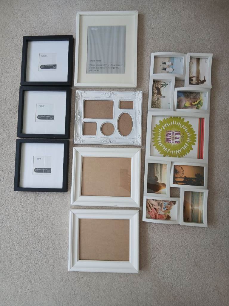 8 Photo Frames 6 Single & 2 Multi Aperture