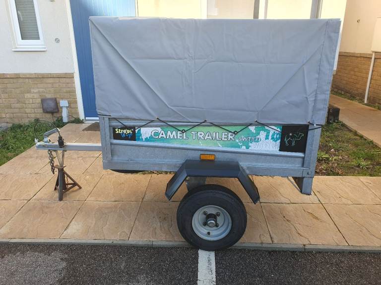 image for Camel swt171 4x3 trailer with extended mesh sides and New cover 