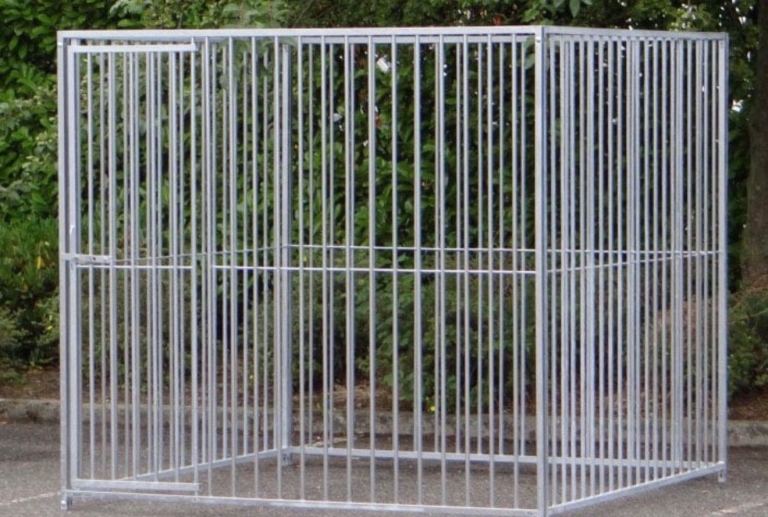 METAL GALVANISED DOG RUN 6FT HEAVY DUTY