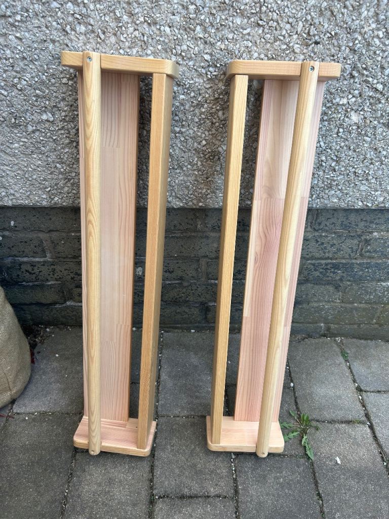 Ikea wooden book shelves 