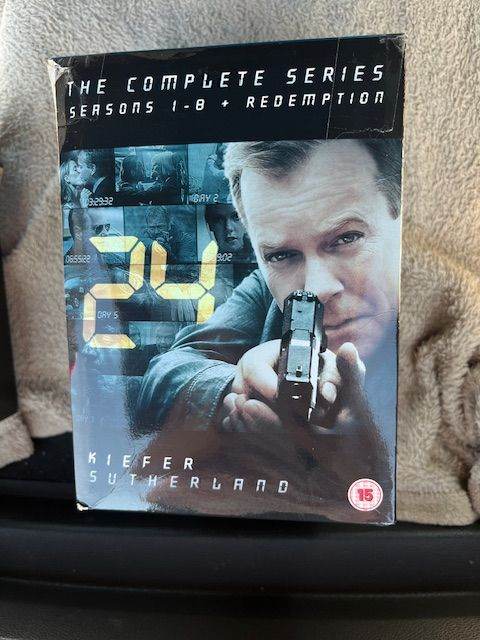 24 TV series.  (season 1-8)   Complete Box set DVDS 