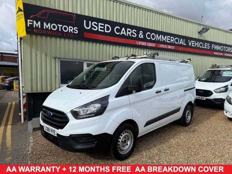 2018 18 FORD TRANSIT CUSTOM 2.0 320 ECOBLUE PANEL VAN 5DR DIESEL MANUAL L1 H1 EU