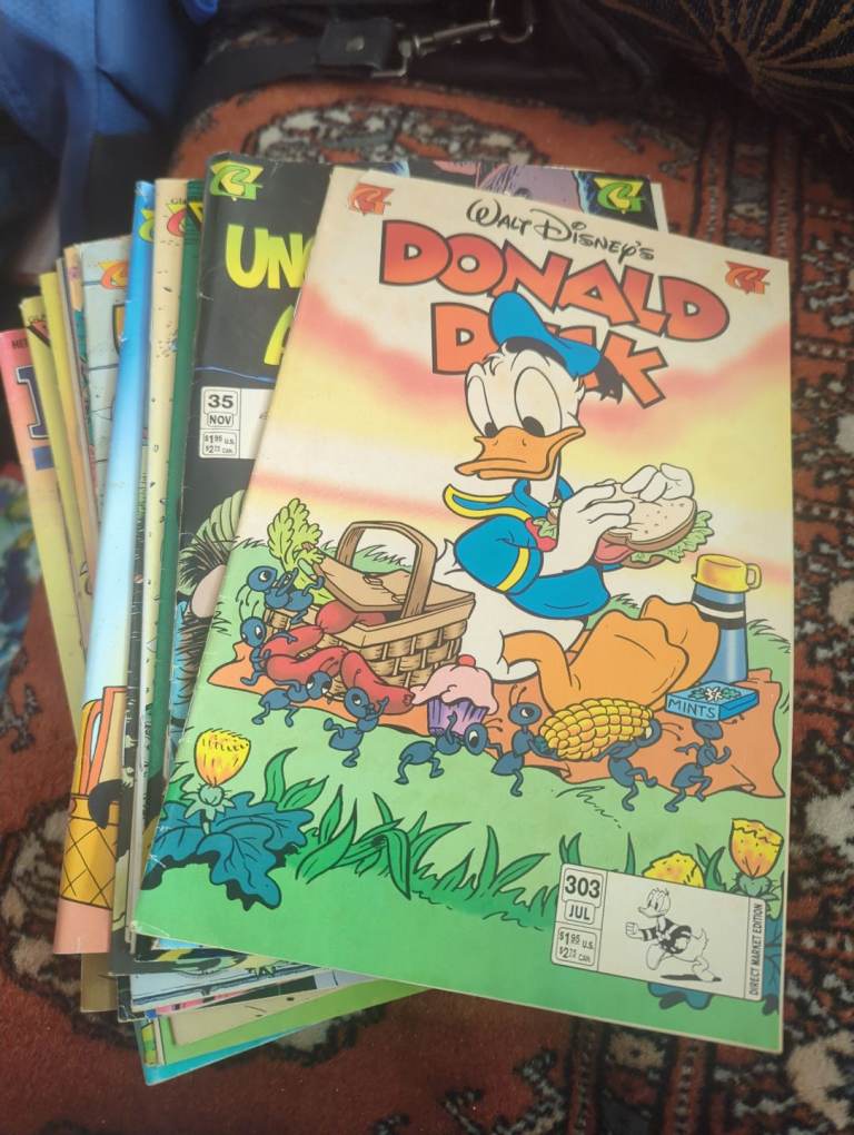 Donald Duck & Uncle Scrooge Vintage Comic Books - Bundle of 30