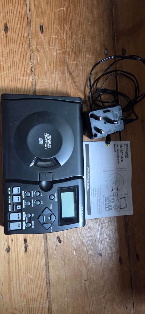 Tascam CD-BT1MKII Portable CD Bass Trainer – Good Condition