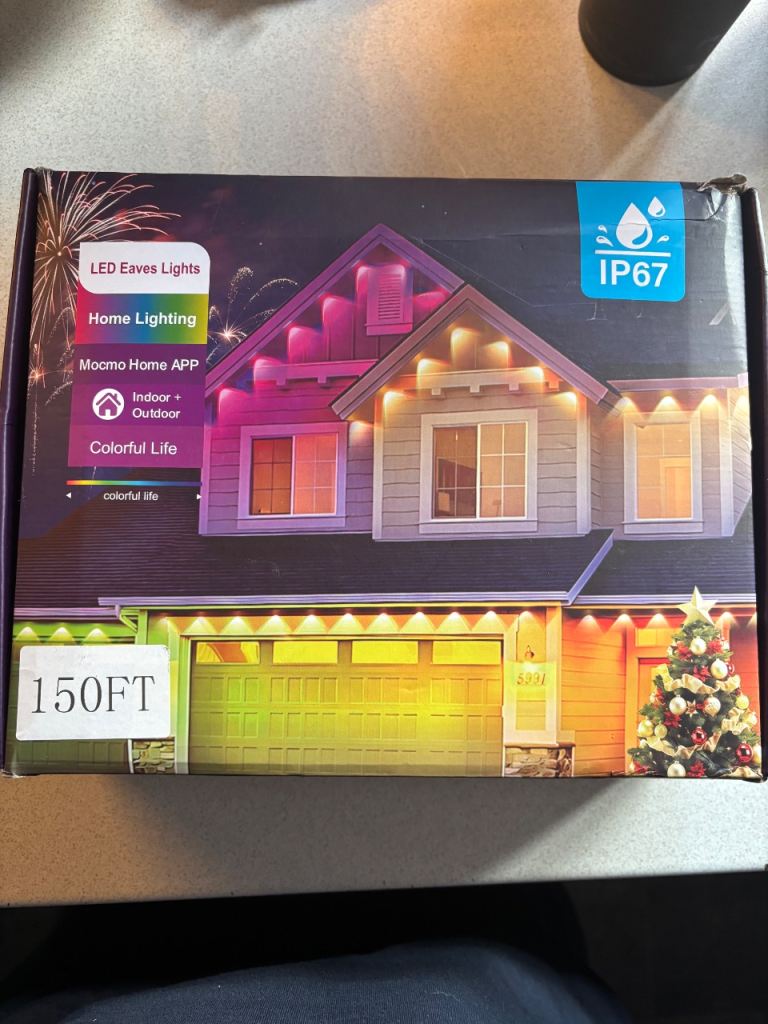 LED multicoloured light 150foot 