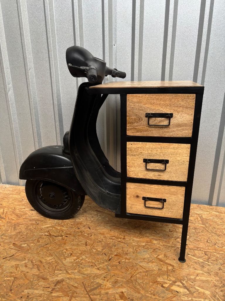 Vintage vespa chest of drawers 