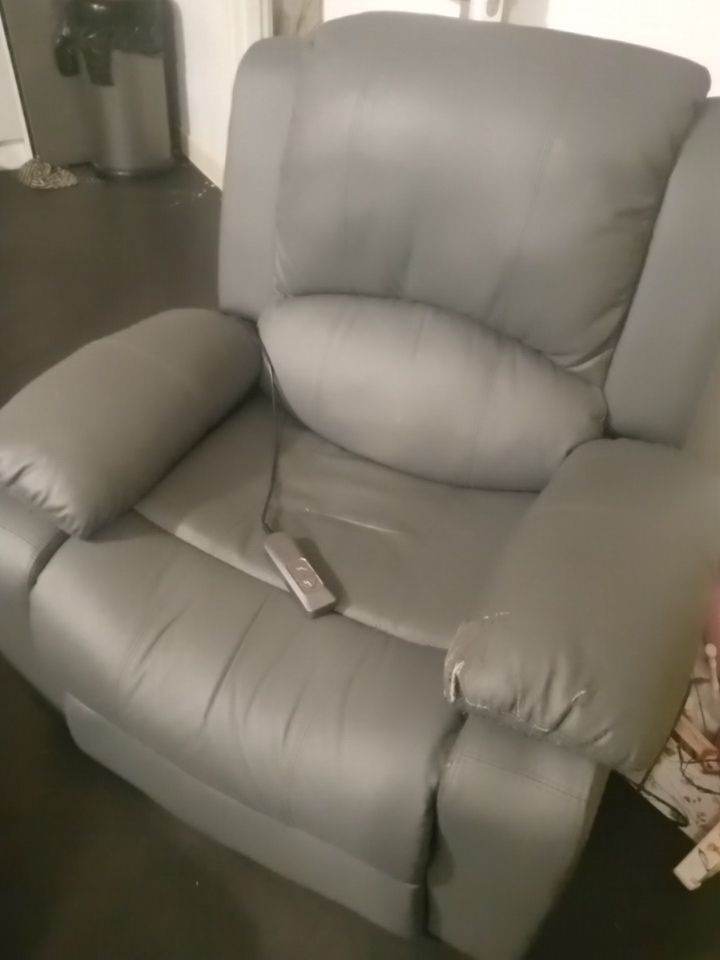 Electric massage recliner armchair 