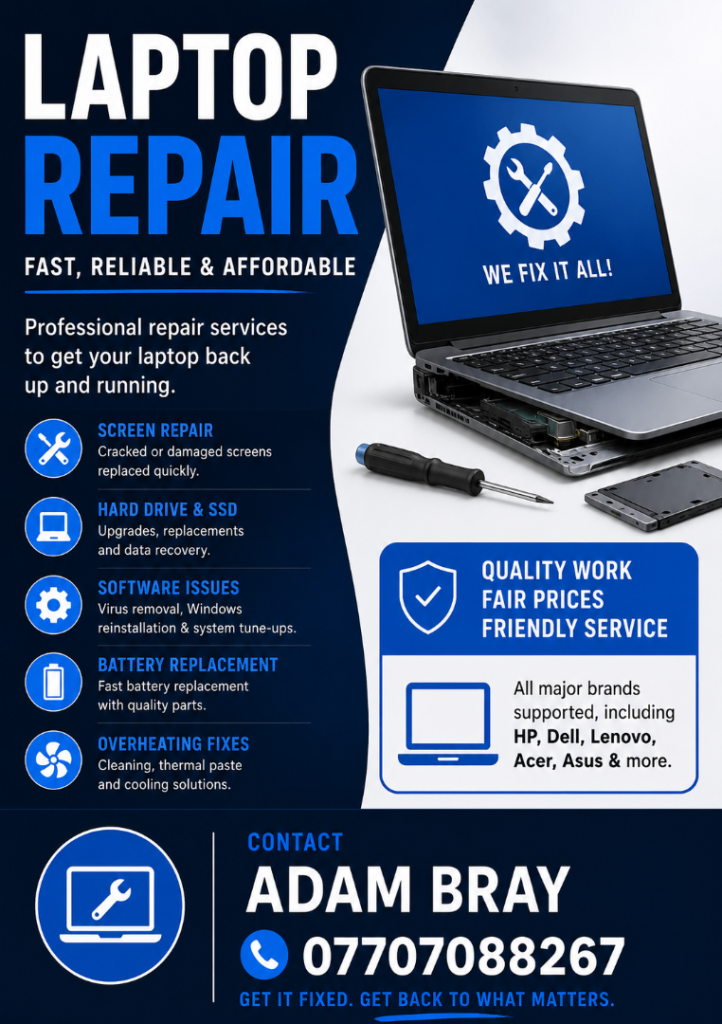 PC, LAPTOP & MOBILE REPAIR IN SOUTH MANCHESTER