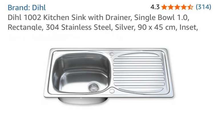 Dihl sink and drainer