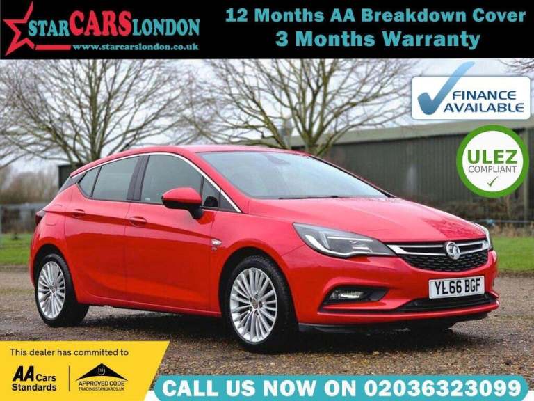 Vauxhall Astra 1.4i Turbo Elite Euro 6 5dr Petrol Manual