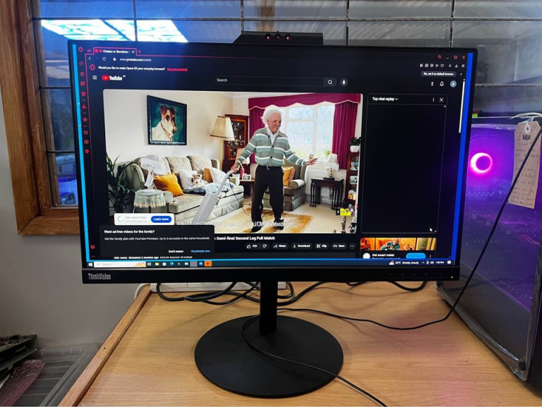 Lenovo ThinkVision T24v-10 23.8 inch Wide FHD VoIP Monitor