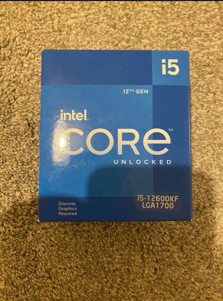 image for I5 12600 kf Intel CPU