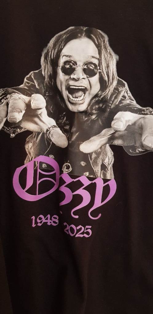 Ozzy tribute t shirt 