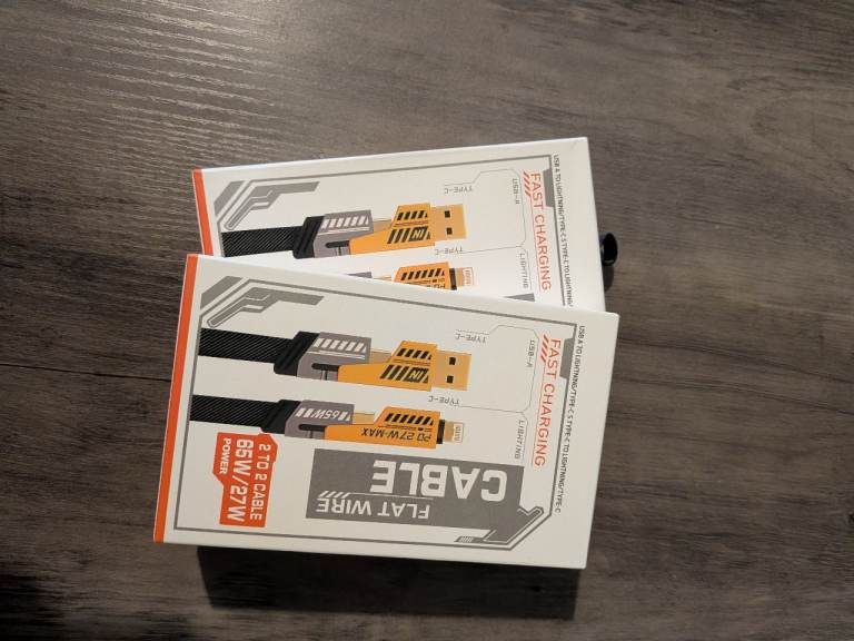 New Fast Charging USB-C to Lightning Cable - Flat Wire Design