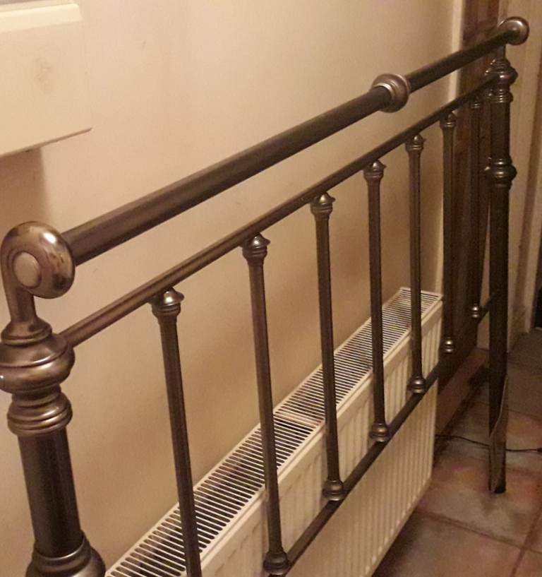 image for King size metal headboard