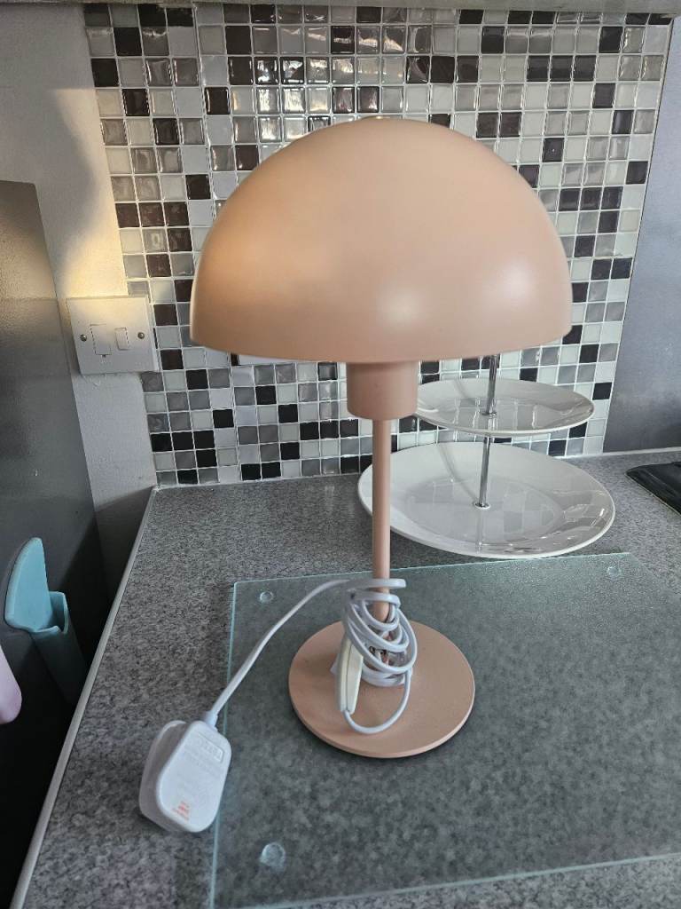 Lovely Pink Mushroom Table Lamp – Ikea As Good As New