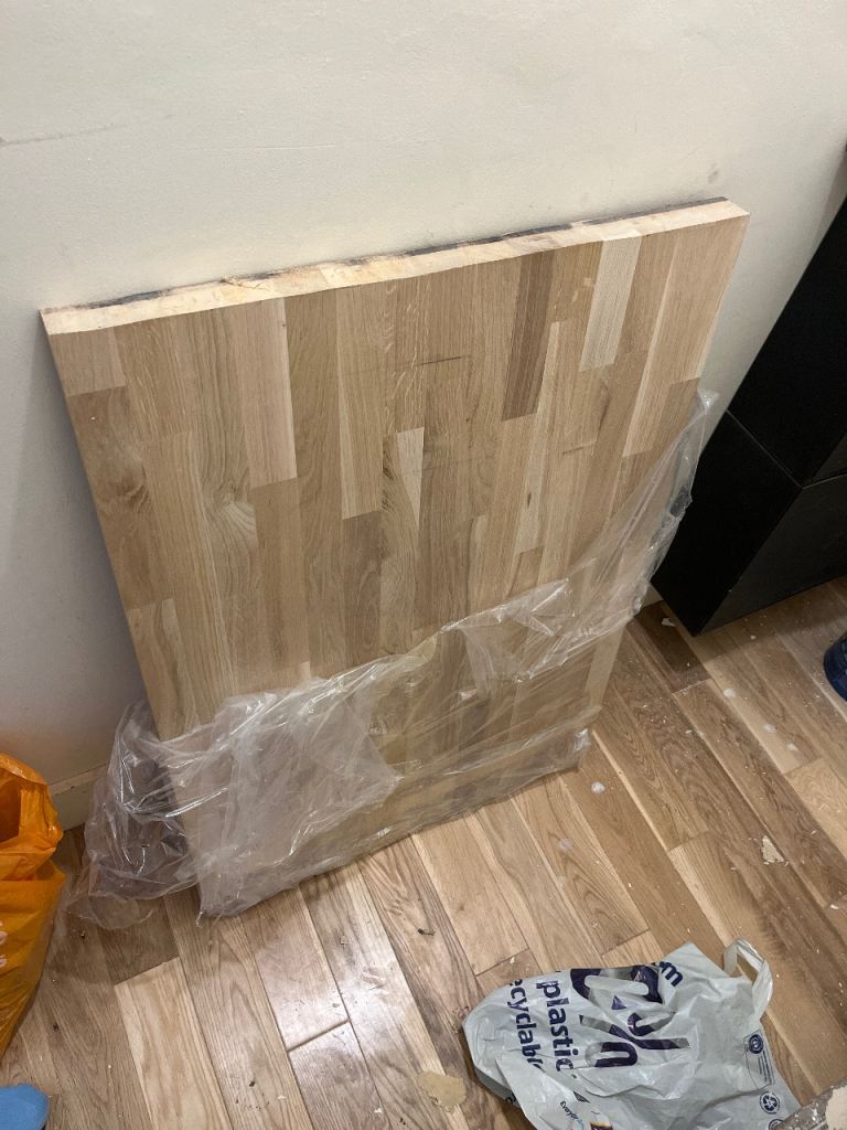 Oak worktop