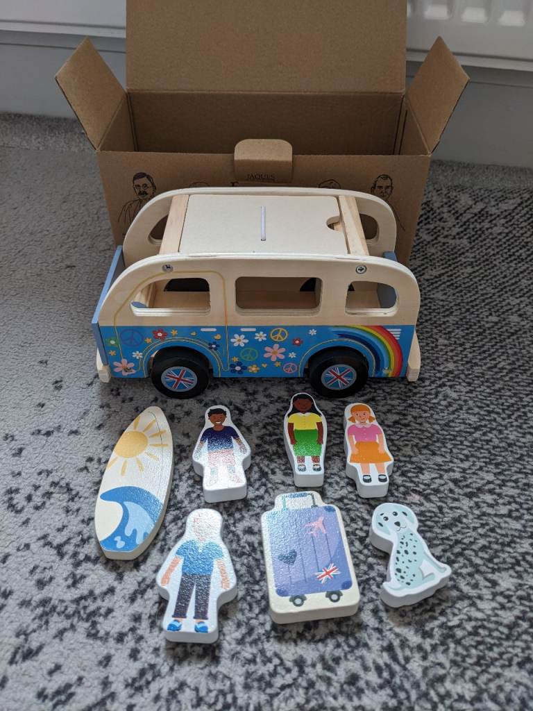 Jaques of London Wooden Camper Van Toy