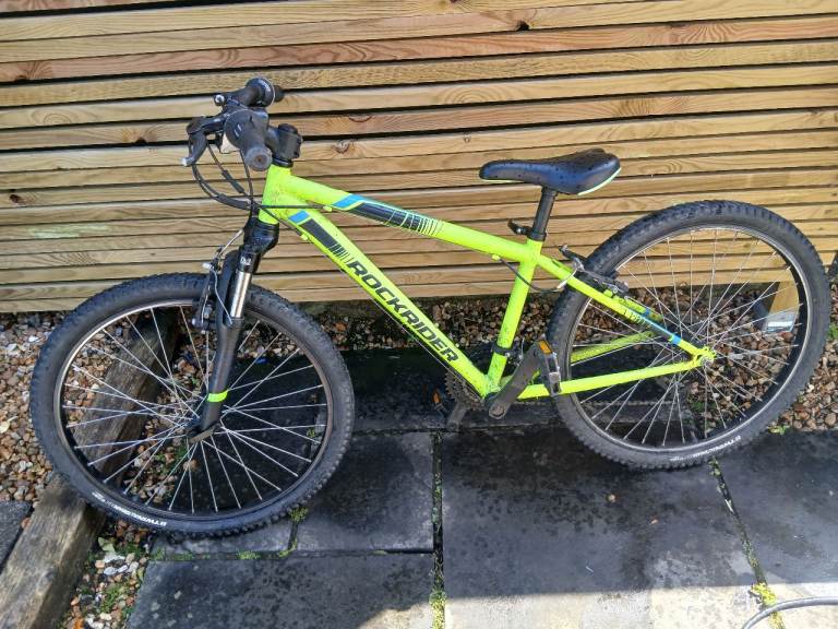 ROCKRIDER Yellow Mountain Bike – Good Condition Kids/Teens