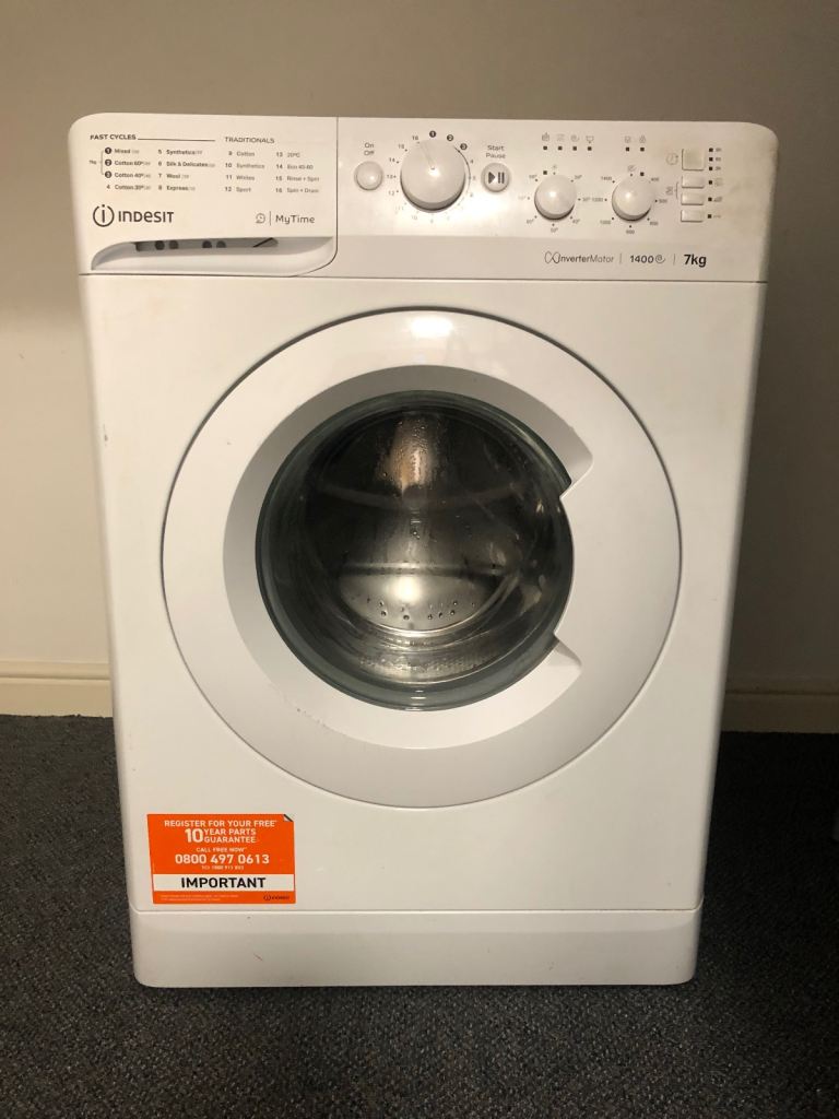 Indesit MTWC 71485 Washing Machine 7kg – 4 weeks. Like New