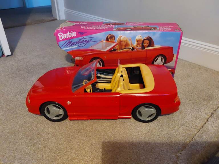 Barbie Mustang Car - Used