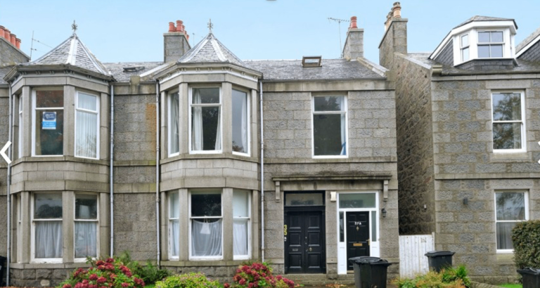 Flat across the road from U Aberdeen! 