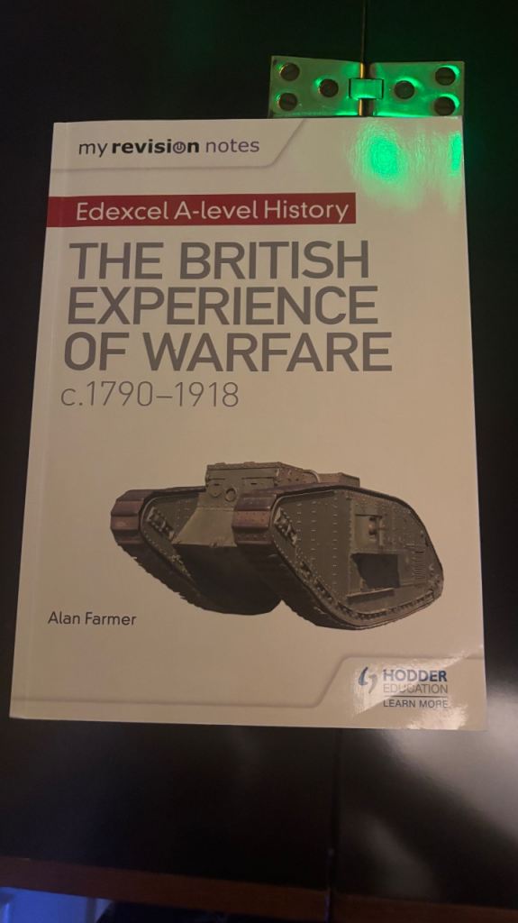 Used Edexcel A-Level History Revision Guide: British Experience of Warfare