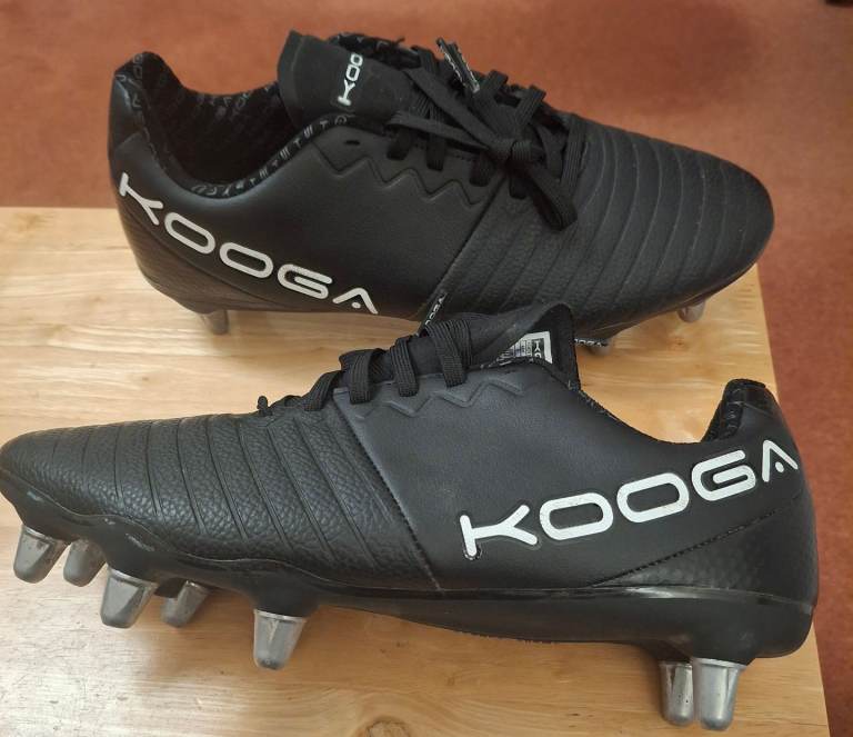 KooGa Power SG Rugby Boots Mens.Size 9/Euro 43.£18 Also childrens size 3/euro 35.5 £12