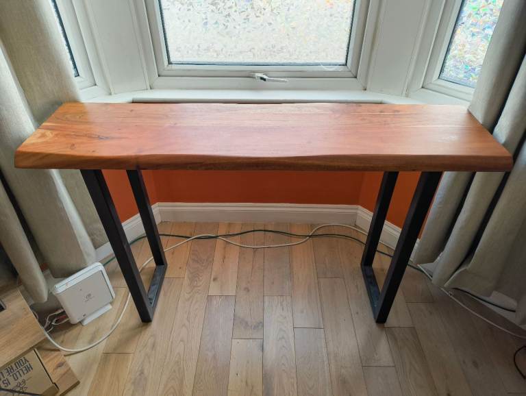 Acacia Wood Live Edge Console Table