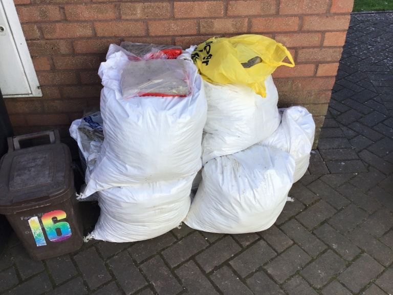 Bagged soil