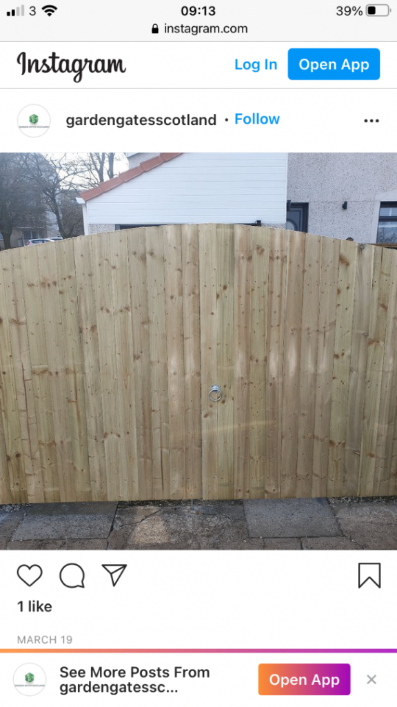 Driveway gates 