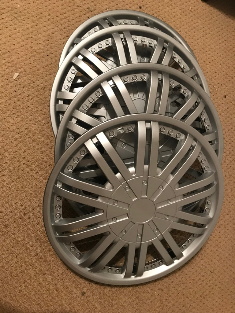  Car wheel trims set of 4 unused please see photos 