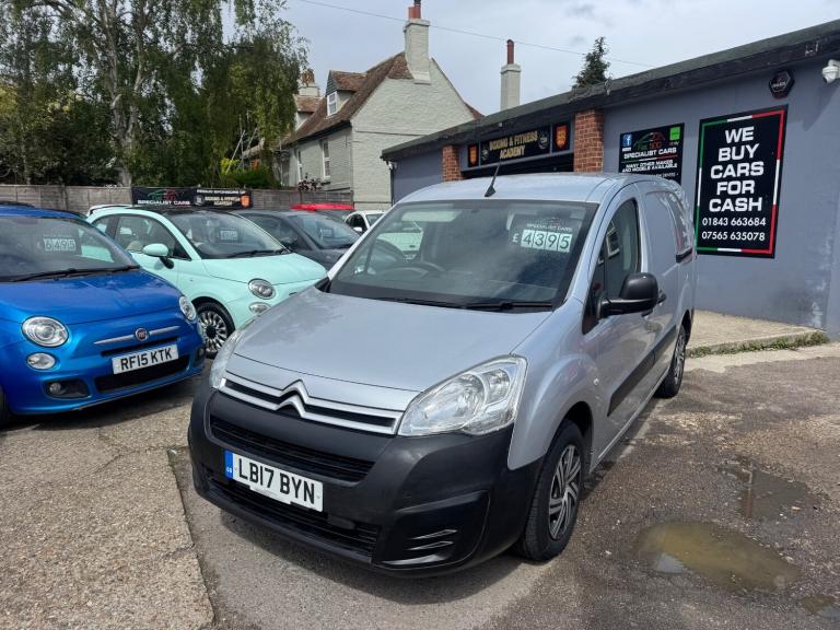 2017 Citroen Berlingo 1.6 BlueHDi 750Kg LX 100ps PANEL VAN Diesel Manual