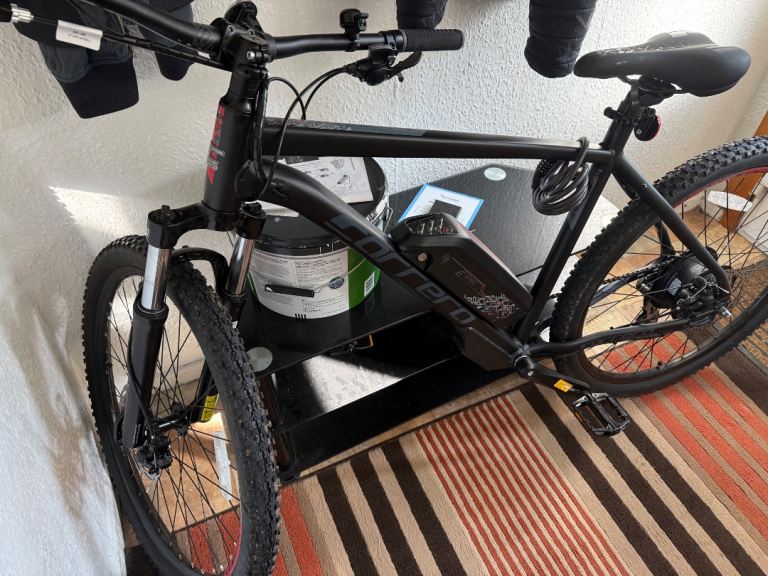 Carrera Electric Mountain Bike - Black, Good Condition