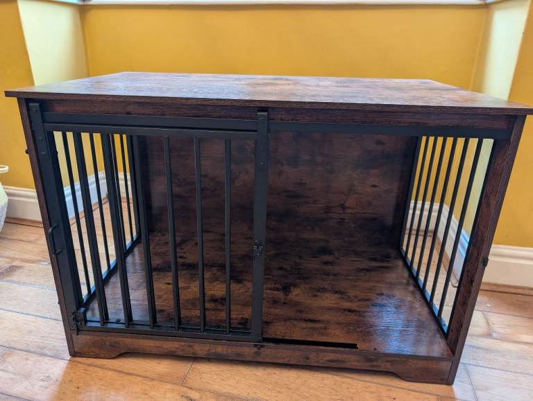 Dog crate furniture 