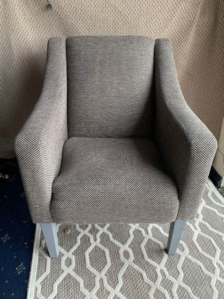 grey fabric chair can deliver locally