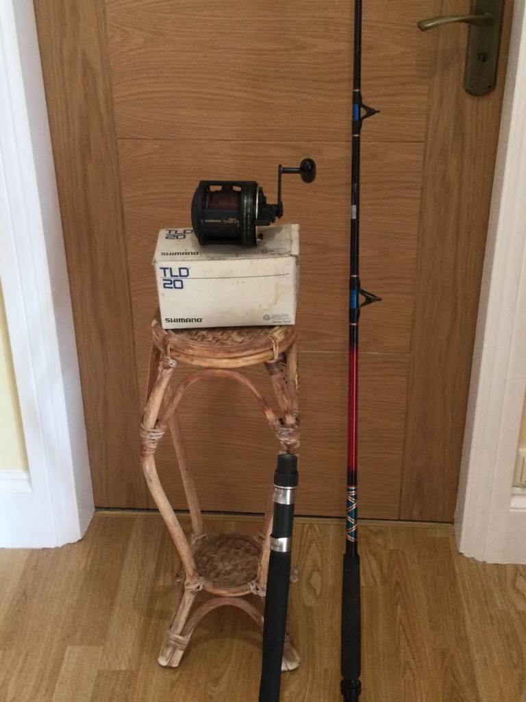 SHIMANO TLD 20 Boat Reel + SHAKESPEARE Europa Boat Rod 