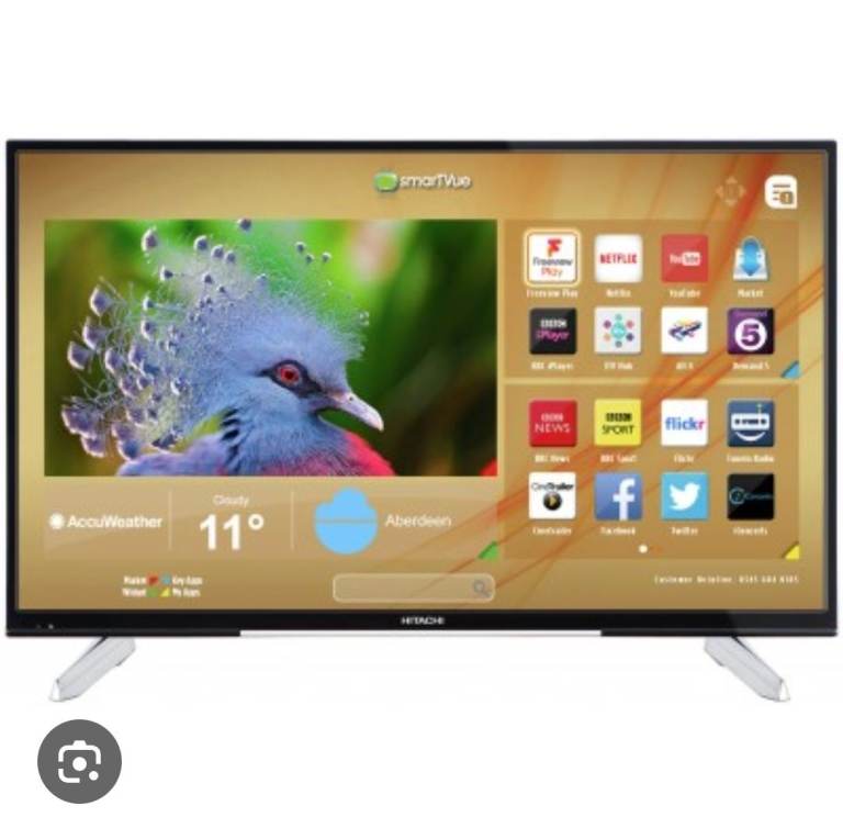 Free delivery HITACHI 50" SMART 4K ULTRA HD LED TV TELEVISION 