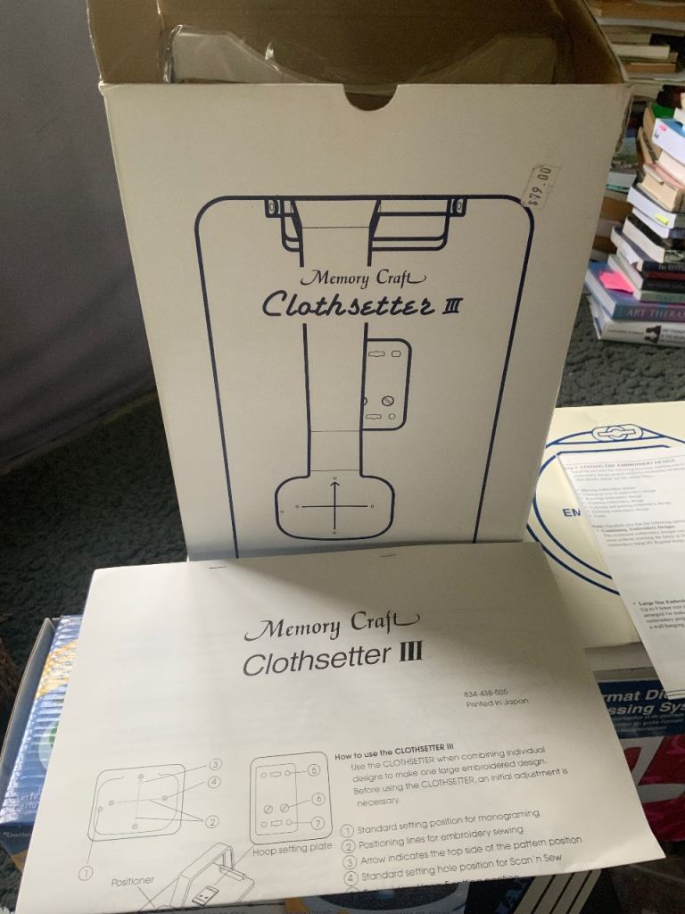 Memory Craft Cloth Setter 111 boxed and unused 