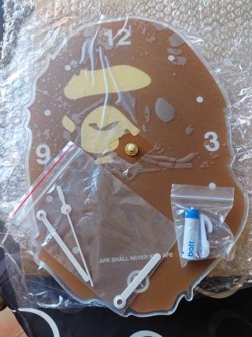 A New BAPE Bathing Ape wall clock, £20.00 for Sale