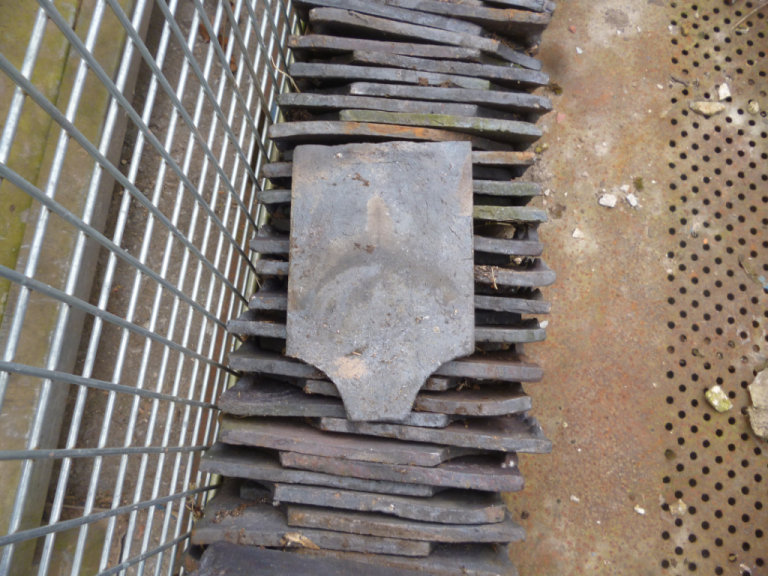 Staffordshire   Blue handmade   Roof tiles Fishtail 