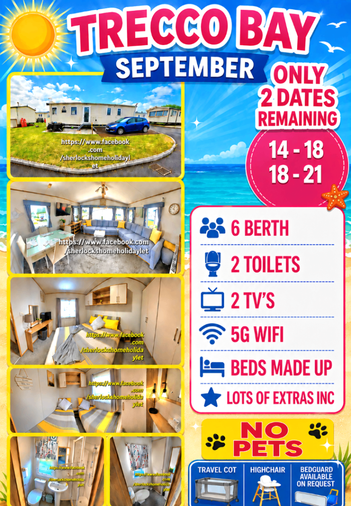 Trecco Bay Caravan for Holiday Hire 
