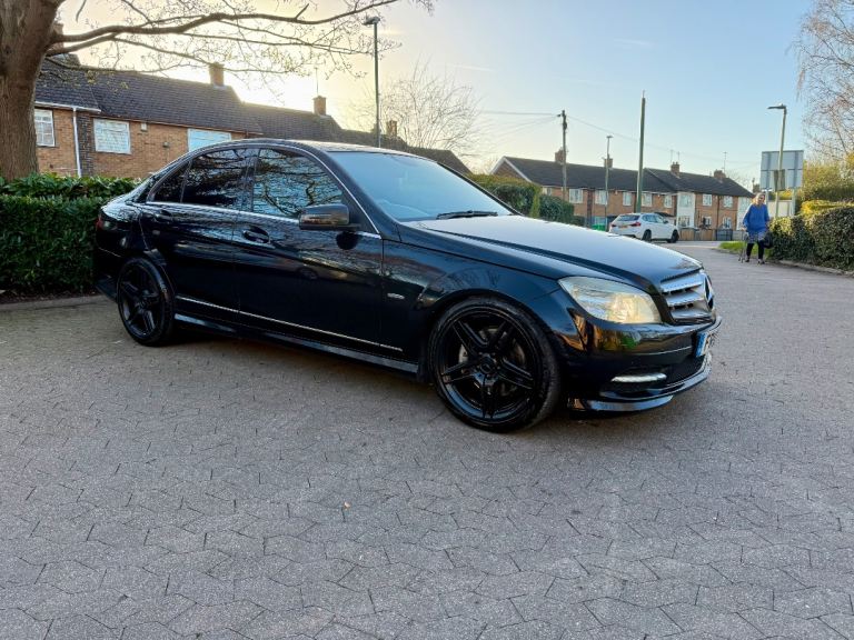 2010 Mercedes C350 cdi Auto Black Sport Amg Mot Saloon BARGAIN 