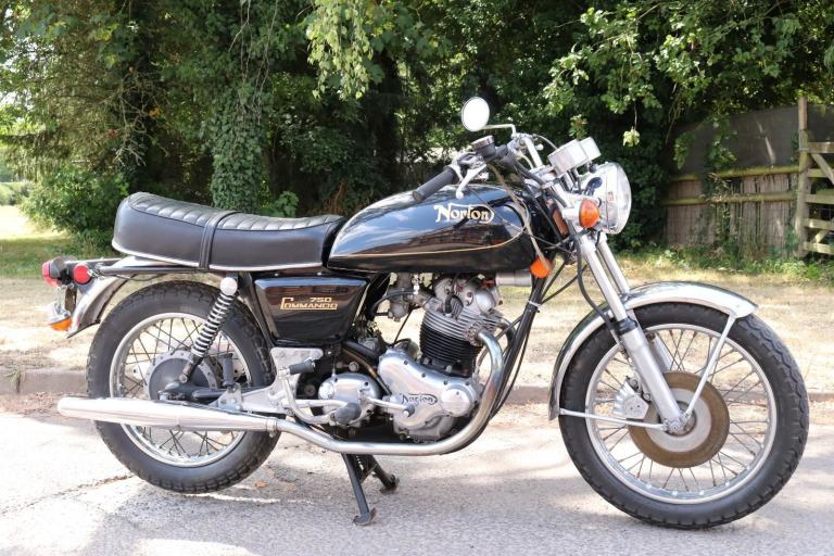 1972 Norton Commando 750 with ELECTRIC START